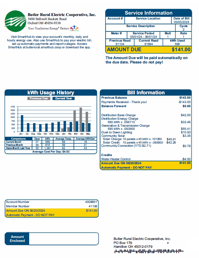 Community Solar Bill