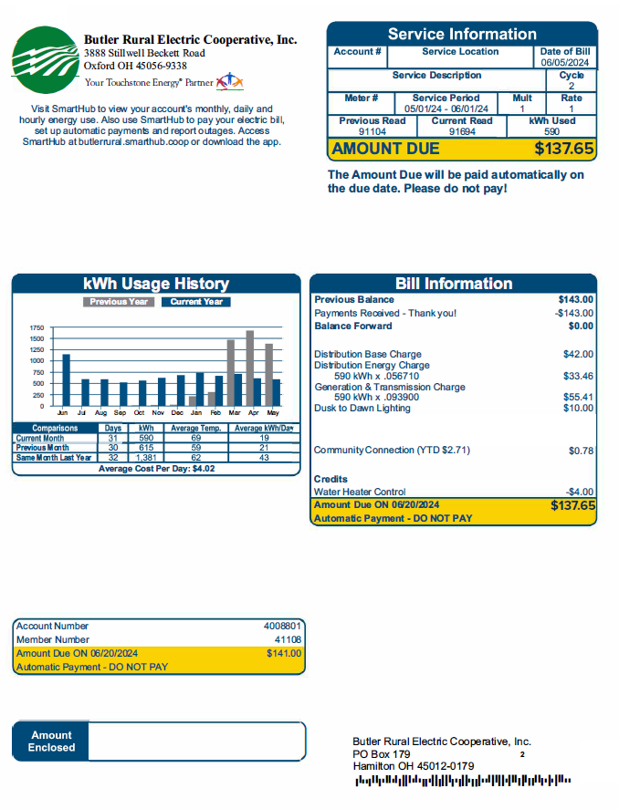 Not community solar bill 