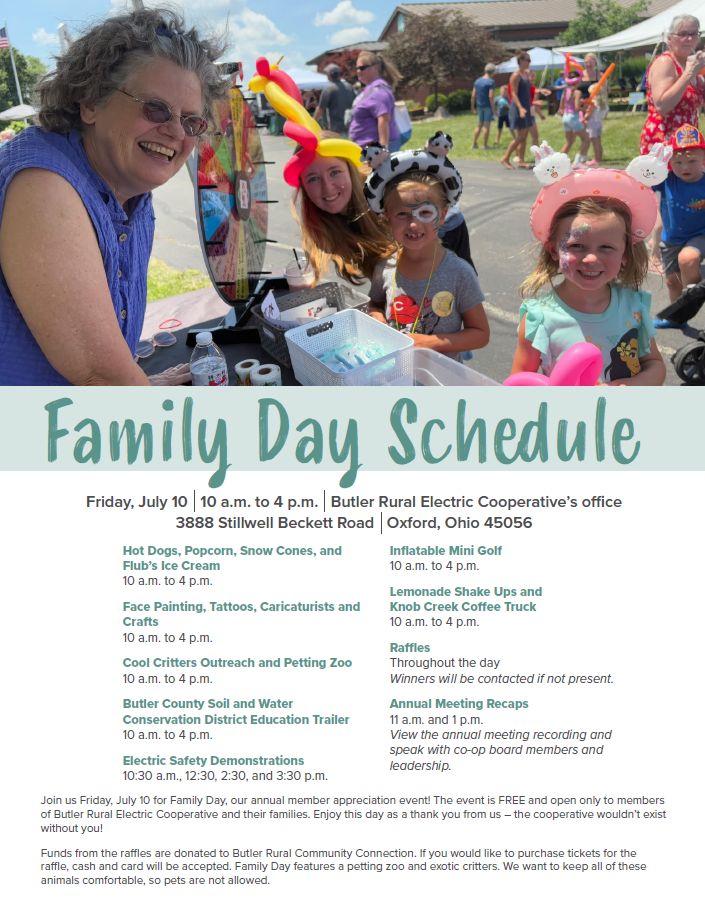 Family Day Schedule