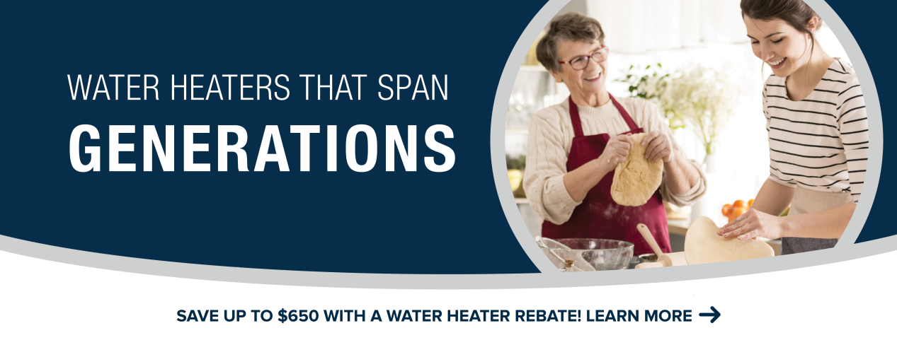 Water heater rebates